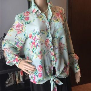Beautiful floral blouse